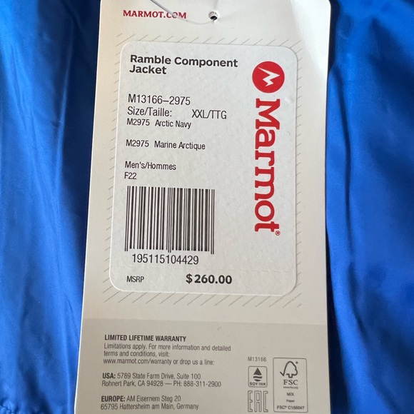 Marmot Ramble Component Jacket 3 in 1 XXL - Picture 4 of 4